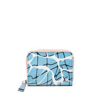 Louis Vuitton Epi Blue Pink Leather Coin Purse/Coin Case (Pre-Owned)