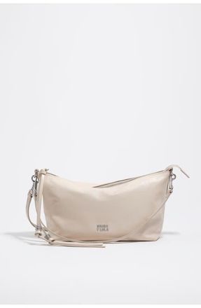 Bimba & Lola Medium Leather Trapecio Bag in Ivory at Nordstrom