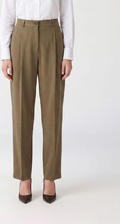 The Row Pantaloni slim fit in lana