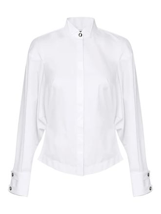 Elisabetta Franchi wing tip-collar shirt - women - Cotton - 46 - White