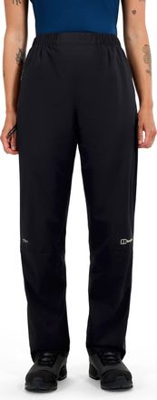 Berghaus Regenhose BERGHAUS PACSMART 2.5L RAIN-PANT, Damen, Gr. XXS (32), L&auml;nge 31, schwarz (schwarz, schwarz 31), Obermaterial: 100% Polyamid, Hosen Regenhose