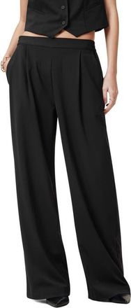 AllSaints Aleida Wide Leg Pants in Black at Nordstrom, Size 10 Us