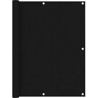 OEM Biombo Negro Para Balc&oacute;n, 120 X 500 Cm, Tela Oxford - Crezuo