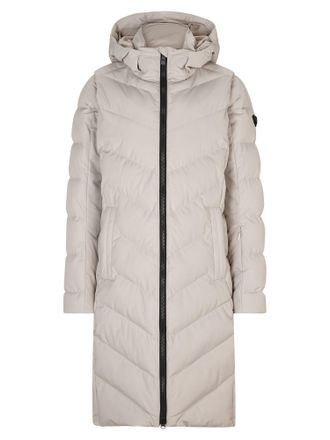 Ziener Parka ZIENER TELSE, Damen, Gr. 34, beige, Obermaterial: 100% Polyester;Futter: 1. 100% Polyester, 2. 100% Polyamid;Wattierung: 100% Polyester;, Jacken