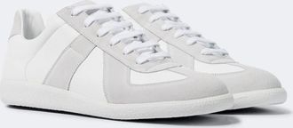 Maison Margiela Replica leather and suede sneakers