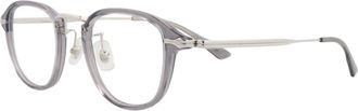 Montblanc Montblanc Mens 48 mm Grey Silver Eyeglasses