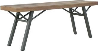 vidaXL Garden Bench 120 cm Solid Acacia Wood vidaXL