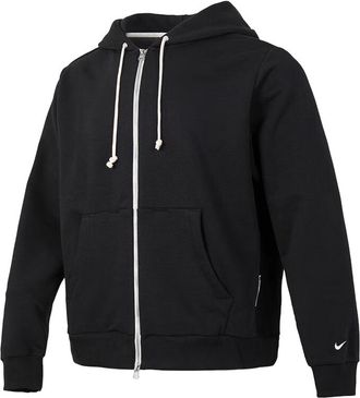 Nike Standard Issue Dri-FIT Full-Zip Basketball Hoodie Black Pale Ivory FZ0223-010