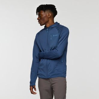 Cotopaxi Otero Fleece Full-Zip Hooded Jacket - Mens in Deep Sea at Nordstrom, Size Xx-Large