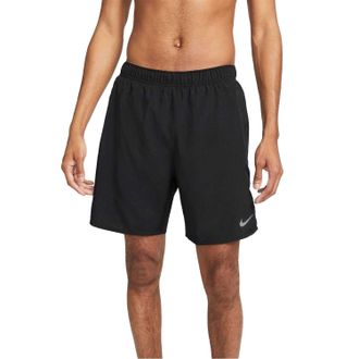 Nike Heren Challenger Hardloopshorts (Zwart)
