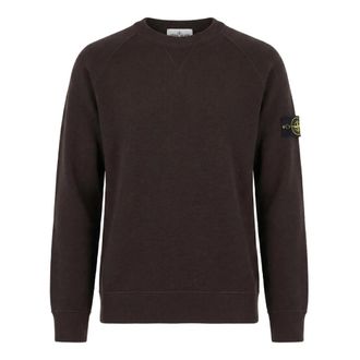 Stone Island Maglione raglan con patch logo - - Knitwear - Uomo - Marrone - XL