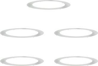 vidaXL Vidaxl - Flat Tree Rings 5 pcs Silver &Oslash;90 / 120 cm Galvanised steel