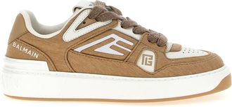Balmain Beige B-Court Sneakers
