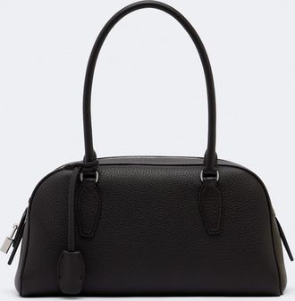 The Row E/W India Small leather shoulder bag