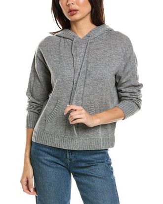 Brodie Lounge Cable Wool & Cashmere-Blend Hoodie