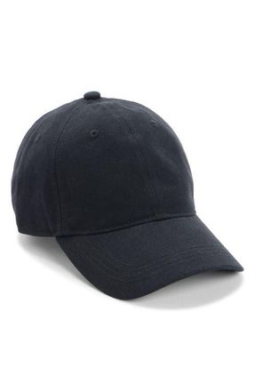 Acne Studios Carliy Embroidered Back Logo Adjustable Baseball Cap in Black at Nordstrom