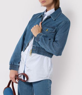 SS7 Original Veste En Jean Denim Femme Manches 3/4 - Style Décontracté Et Confortable Tailles 6-16
