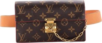 Louis Vuitton S Lock Pouch Monogram Canvas belt bag - Bruin