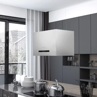 vidaXL Campana Extractora Colgante T&aacute;ctil Lcd Acero Inoxidable 55 Cm Vidaxl