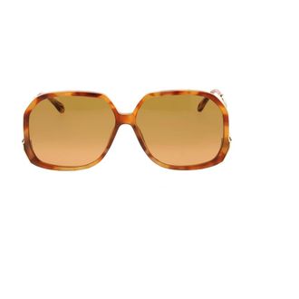 Chlo&eacute; Vierkante Zonnebril - Dames - Accessoires - Bruin - Maat: ONE Size