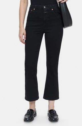 Closed Hi-Sun Crop Flare Leg Jeans in Dark Grey at Nordstrom Rack, Size 24