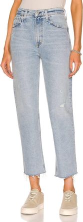 Citizens Of Humanity Daphne Crop High Rise Stovepipe Jeans In Checkmate