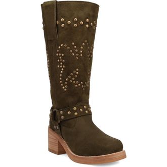 Dingo Troubadour Platform Boot in Olive at Nordstrom Rack, Size 7.5