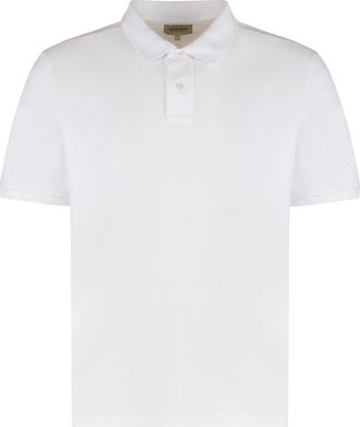 Woolrich Polo shirt van katoen-piqu&eacute; - Heren - Polos - Wit - S - Katoen - Tops