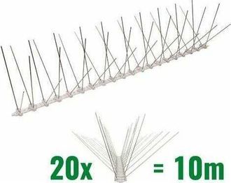OEM Pinchos Antipalomas De 10 Metros, 4 Filas De Policarbonato: Una Soluci&oacute;n De Calidad Para El Control De Aves