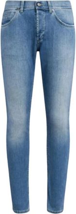 Dondup Pantalone George - Heren - Slim Fit Jeans - Blauw - W36 - Leer - Jeans