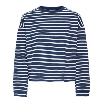 Ichi Maglia IHdasila SS - - Knitwear - Donna - Blu - S