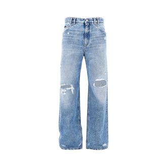 Dolce & Gabbana Distressed denim Over pants Man 48
