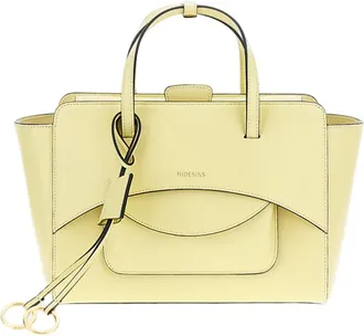 Hidesins Yellow Flap M Leather Crossbody Bag