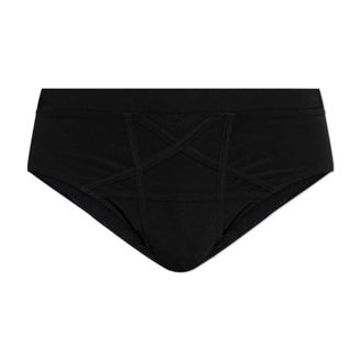 Rick Owens Beachwear, male, Black, Size: XL Swim Briefs