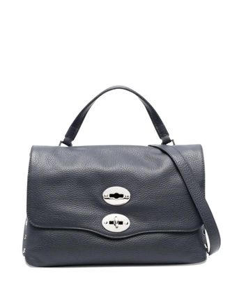 Zanellato Borsa tote Postina piccola con borchie - Blu