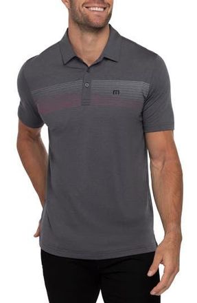 Travis Mathew Jungle Expedition Stretch Polo Shirt in Heather Forged Iron at Nordstrom Rack, Size Medium