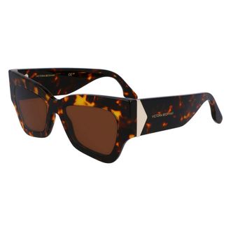 Victoria Beckham Brown Acetate Womens Sunglasses