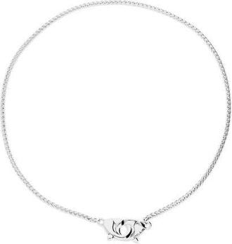 UNOde50 Sterling Silver-Plated Necklace with Interlocking Carabiner Detail at Nordstrom