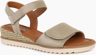 Tamaris Tamaris Womens Iris Womens Low Wedge Sandals - Brown - Size: 6