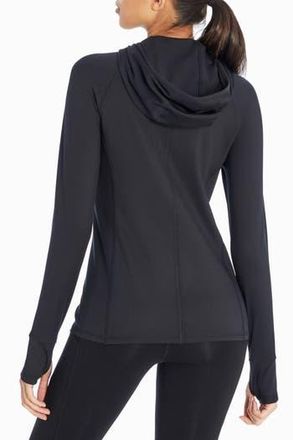 Marika Sidney Zip Hoodie in Black at Nordstrom Rack, Size Medium