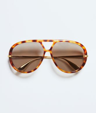 Bottega Veneta Classic Aviator Sunglasses - Bottega Veneta