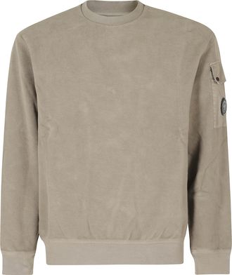 C.P. Company Fallen Rock Diagonal Fleece Crew Neck Sweatshirt