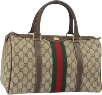 Gucci Pre-owned Handbags, female, Beige, Size: ONE SIZE Pre-owned Vintage Handbag