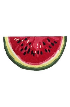 R16 Home Watermelon Slice Indoor/Outdoor Doormat in Red Green at Nordstrom Rack, Size Small