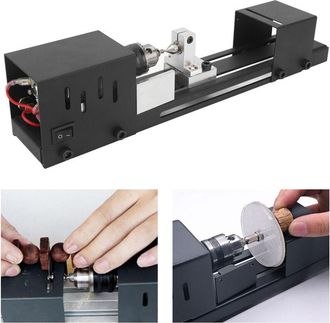 OEM Mini Torno, Pulidora De Perlas De Acero Aleado De Amplia Aplicaci&oacute;n (110-240 V) Para Producci&oacute;n (enchufe Europeo)