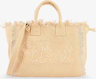MC2 Saint Barth Borsa a mano Colette in canvas con logo frontale - MC2 SAINT BARTH - gender_Woman