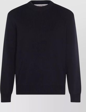 Golden Goose crew neck embroidered patch sweater