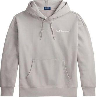 Polo Ralph Lauren Hoodie met opgestikte zak - Grijs