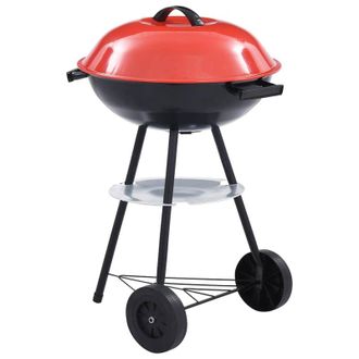 vidaXL Barbacoa De Carb&oacute;n Port&aacute;til Con Ruedas Xxl 44 Cm Vidaxl