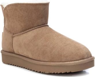 Xti Womens Winter Booties In Beige/khaki